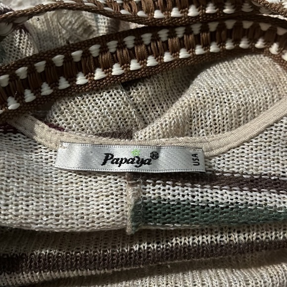 Knit crossed back top - Picture 3 of 3